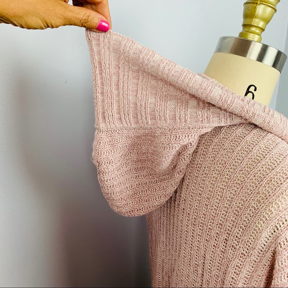 Express Hooded Open Cardigan Sweater - Picture 5 of 8